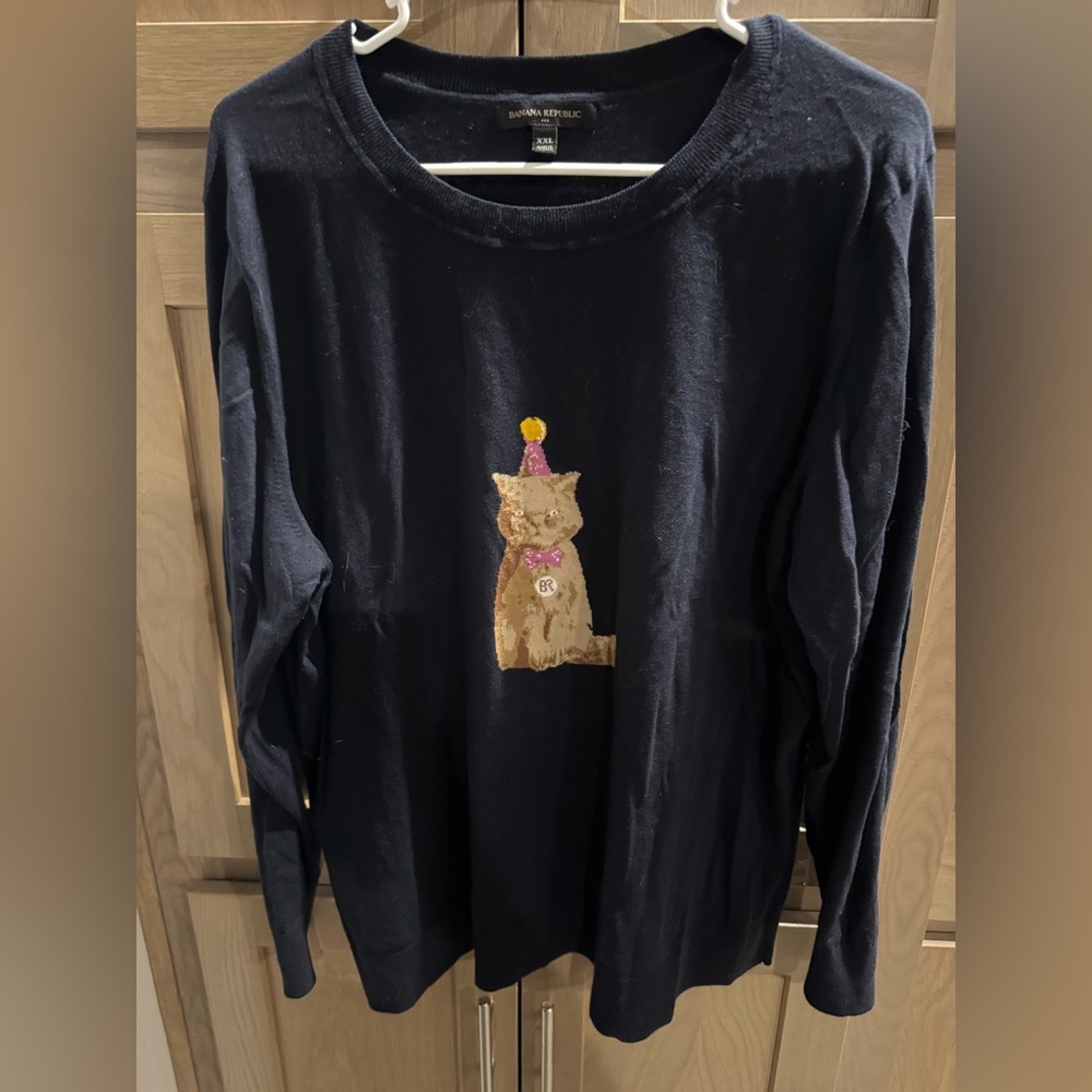 Banana Republic Navy Knit Sweater